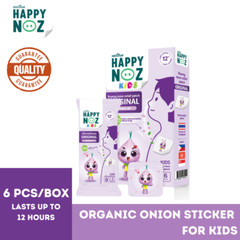 Happy Noz Organic Onion Sticker Freshener Relieve Allergy Blocked Nose Hay Fever