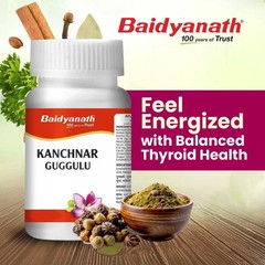 Baidyanath Kanchnar Guggulu Hormonal Balance Joint Pain Relief 160 Tabs