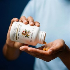 Berberine HCl 1200mg Supplement 60 Count Dear Apothecary Dual Source Bark Root