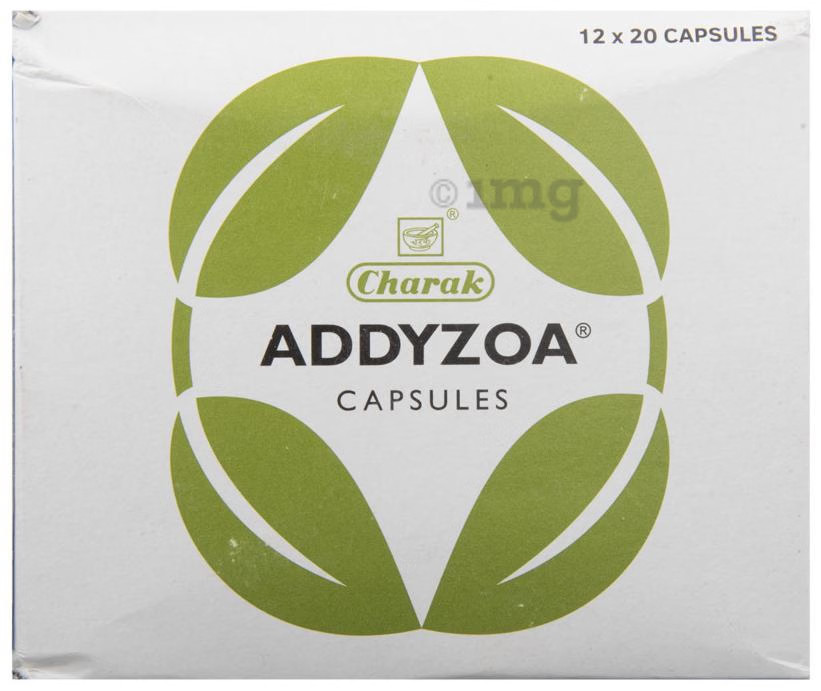 Charak Addyzoa Ayurvedic 240 Capsule