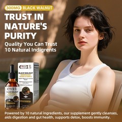 Parasite Cleanse Tincture/Extract-Wormwood, Black Walnut Hull, Clove 2oz