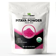 Superfoods USDA Certified Organic Freeze-Dried Pitaya Powder Dragon Fruit 3.5 Oz