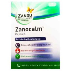 2 PACKS X Zandu Zanocalm 10 Capsules | Healthy Sleep | 100% Herbal