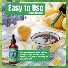 Soursop Bitters Liquid Drops 10 in 1 with Sea Moss, Moringa, Turmeric, Black See