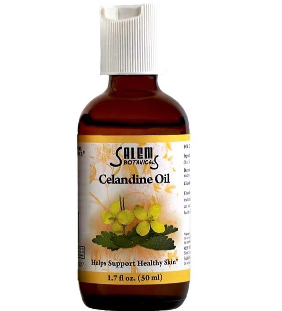 2 x Celandine Oil 50 ml 1.7 fl.oz for Healthy Skin Salem Botanicals Exp 12/2026