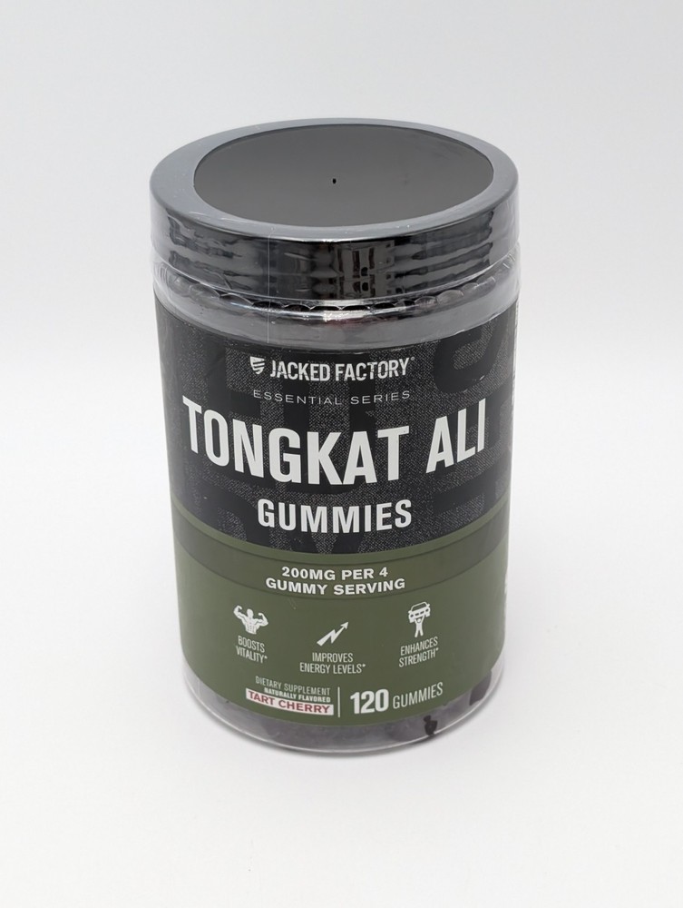 TONG KAT ALI 120 Gummies 200MG Per 4 Root Extract Testosterone Booster 3/27