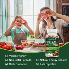 Nature Fruits Veggies Supplement Fruits Vegetable Vitamins & Minerals Kids&Adult