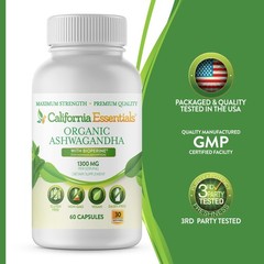 ANTI ANXIETY ASHWAGANDHA 1300MG ORGANIC RELAXATION AND CALM NEW-FREE SHIP
