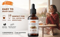 SIRUNES Licorice Root Extract Liquid Drops – Alcohol Free Licorice Tincture w…