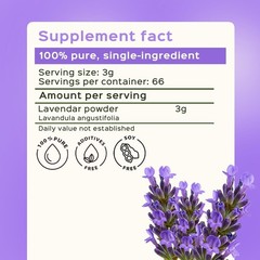 Bixa Botanical Lavender Flower Powder – 7oz – Exp 9/2027