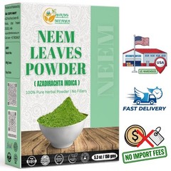 Hojas de Neem 5.3oz | Polvo Herbal 100% Puro | Azadirachta Indica | Sin Rellenos