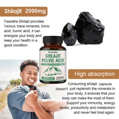 Resin Supplement Fulvic Acid Mineral Blend – Vegan, Gluten-Free, Non-GMO