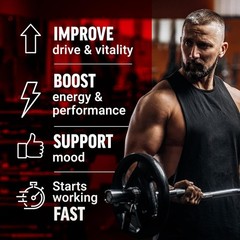 Force Factor Yohimbine Supplement for Men, Yohimbe Bark Extract – 30 Capsules