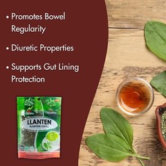 Plantain Leaf Tea (Llanten) (30 g) – Loose, Dried Llanten Plant Leaves from Peru