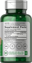 Slippery Elm Bark 4000 Mg Moose Elm Extra Strength Soothe GI Tract, 200 Capsules