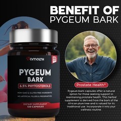 Pygeum Bark Extract 120 Capsules