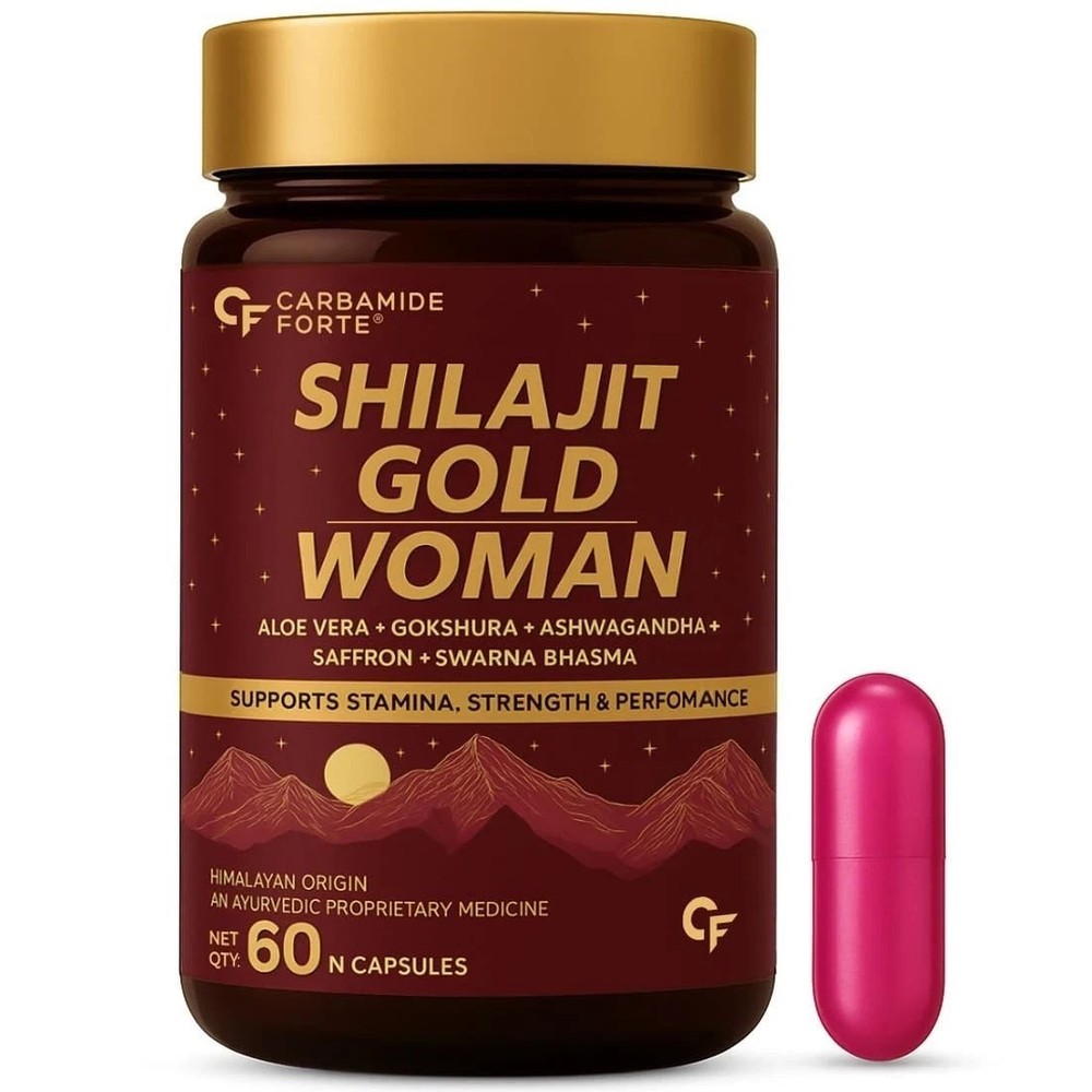 Shilajit Gold 60caps. 100% Ayurvedic For Power,Stamina,Strength For Women k203
