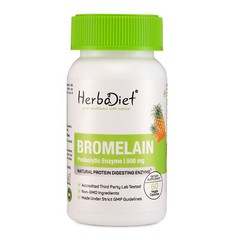 Digestive Enzymes Bromelain 3000 GDU Capsules Gas, Constipation Bloating Relief