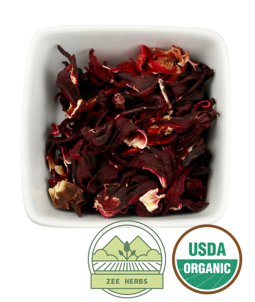 Organic Hibiscus Flower, Whole (Hibiscus sabdariffa)