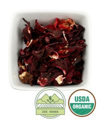 Organic Hibiscus Flower, Whole (Hibiscus sabdariffa)