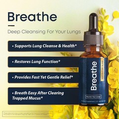 8-in-1 Mullein Drops for Lungs & Airways – Peppermint & Thyme Extract – Lung Det