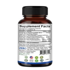 Ginkgo Biloba 5000mg 30 To 120 Capsules Vitamin B6 Promotes Awareness