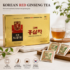 Korean Red Ginseng Tea 3g x 100 Packets Premium Quality