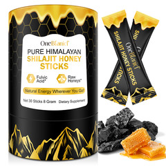 Pure Himalayan Shilajit Honey sticks | Easy to Consume Shilajit honey 30 sticks