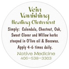 Vein Vanishing Ointment for swollen, painful & bulging veins. Fast & Effective