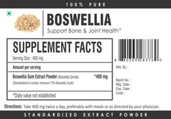 Boswellia Serrata Frankincense Extract Powder 75% High Potency Anti Inflammatory
