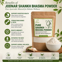 Jodnar Pure Shankh Bhasma Powder – Ayurvedic Calcium Supplement for Digestion