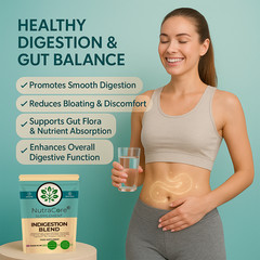 Indigestion Extract Blend Capsules 750mg-Health Digestion-100%Vegan&Natural Caps
