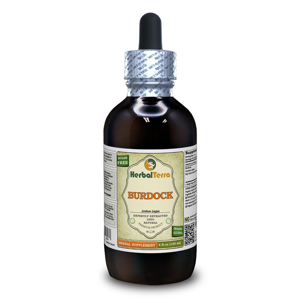 Burdock (Arctium Lappa) Tincture Dried Fruit Liquid Extract