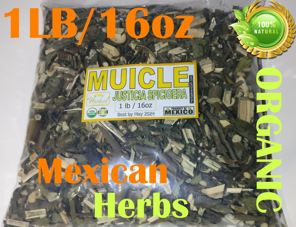Muicle 16oz, organic muicle, Mexican Honeysuckle, Muicle hierba/Tea !!!