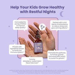 Kids Sleep Tincture, For Ages 2+, Strawberry-Watermelon, 1 fl oz (30 ml)