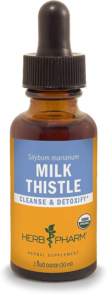 HERB PHARM – Milk Thistle Seed Extract for Liver Function Support – 1 fl oz/30ml