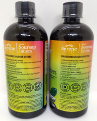 2X Serene Herb Exotic Soursop Bitters Liquid Gut Health Detox Lasting Vitality