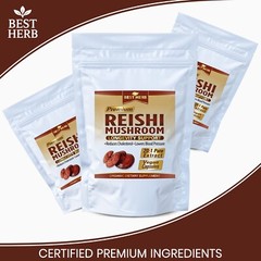 240 ORGANIC CAPSULES REISHI 20:1 EXTRACT MUSHROOM GANODERMA IMMUNE SYSTEM BOOST