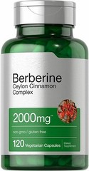 Berberine Plus Ceylon Cinnamon 2000mg 120 Vegeterian Caps Non GMO USA