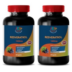 Anti-aging support – RESVERATROL SUPPORT – Skin radiance enhancer 2 Bottles 120C