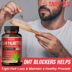 Saw Palmetto 120 Capsules Extract 5300mg Prostate, Hair Loss, Urinary Tract