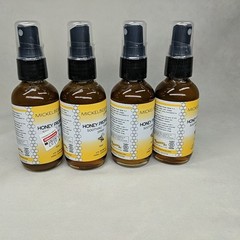 Mickelberry Gardens Honey Propolis Throat Spray 2oz Raw Honey Herbal Blend 4 pk
