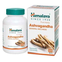2X Himalaya Ashwagandha Ashvagandha General Wellness 2*60 = 120 TABS