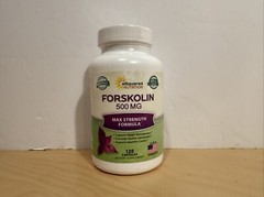 100% Pure Forskolin 500mg Capsules 120