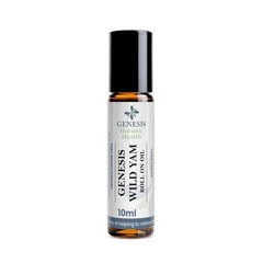 Organic Wild Yam Root Roll-On Oil 10ml, Vegan, Fast-Absorbing, Unscented, Herbal