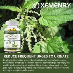 Stinging Nettle Root 7500mg – Prevent Hair Loss, Prostate & Urinary Tract Health