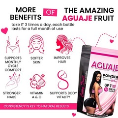 Curvy Fruit Original Aguaje CurvyFruit Powder 0.9 Ounce (Pack of 10), Orange