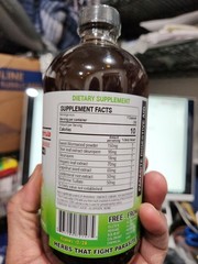 Parasite Formula Detox Cleanse 100% N Organic (3 Bottles) 16 oz Glass bottle