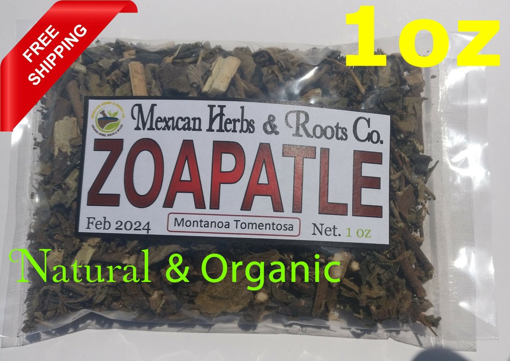 1oz Zoapatle, Zihuapatle, Cihuapatli, Montanoa tomentosa acahuiete,Ciguapatle