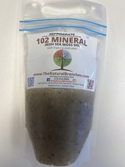 Variety 4pk 9-10oz each of (Irish Moss, Bladderwrack/Burdock, Blueberry,Coconut